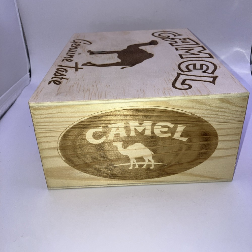 Custom Camel Wood Box