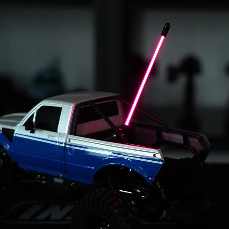 RC 1/10 LED Whip LIGHT Flexible Antenna *YELLOW*