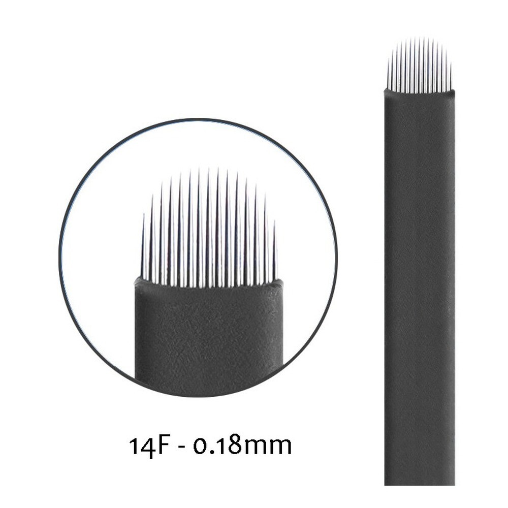 Tattoo Thin 0.18 Blades Microblading Needles Permanent Makeup Eyebrow Lip Needle