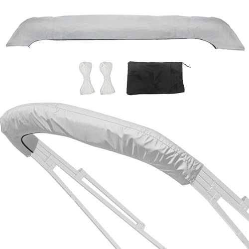 600D Oversize Replacement Bimini Top Canvas Storage Boot, 4 Bow 97"-103" W gray