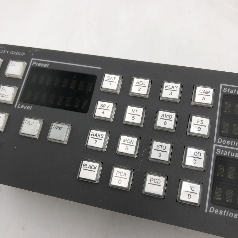 USED Grass Valley Encore/Prelude PMB Control Panel POWER TESTED READ A