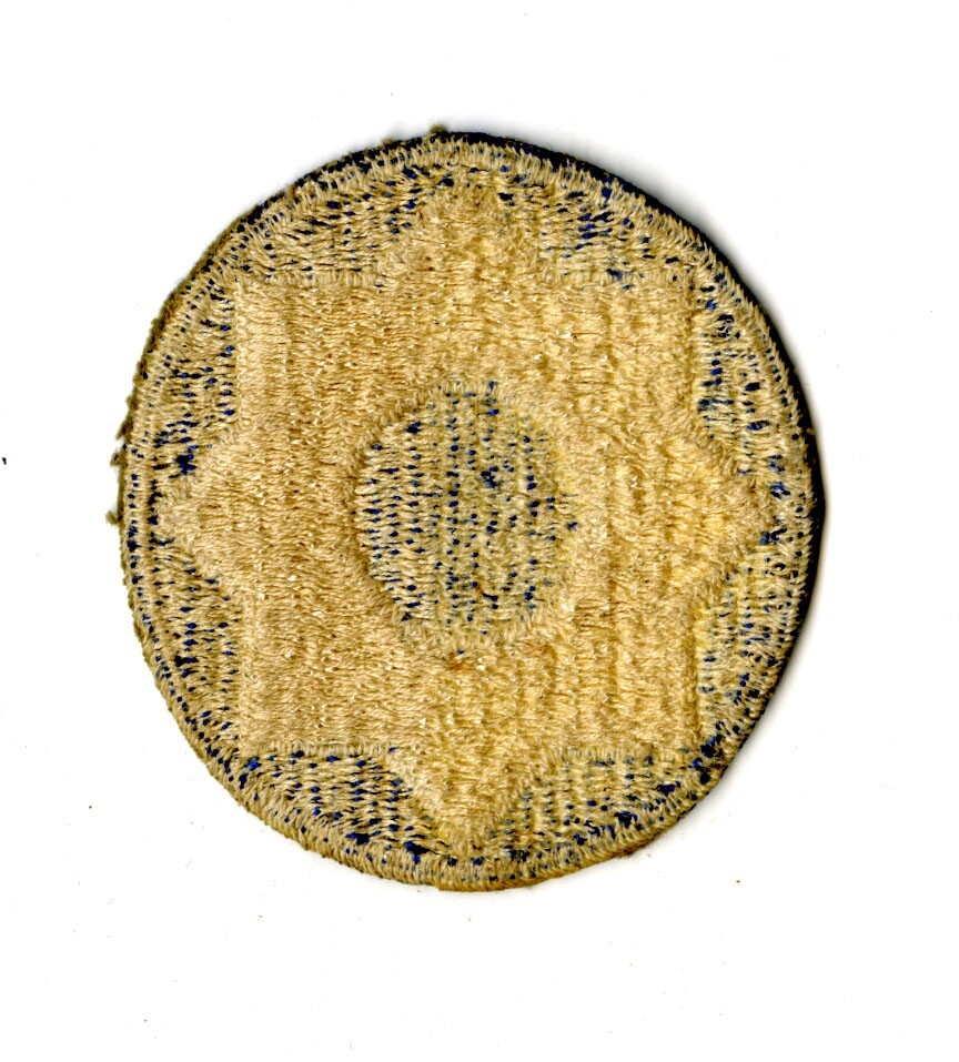 8th Service Command White Back Patch WWII Vintage Southern States