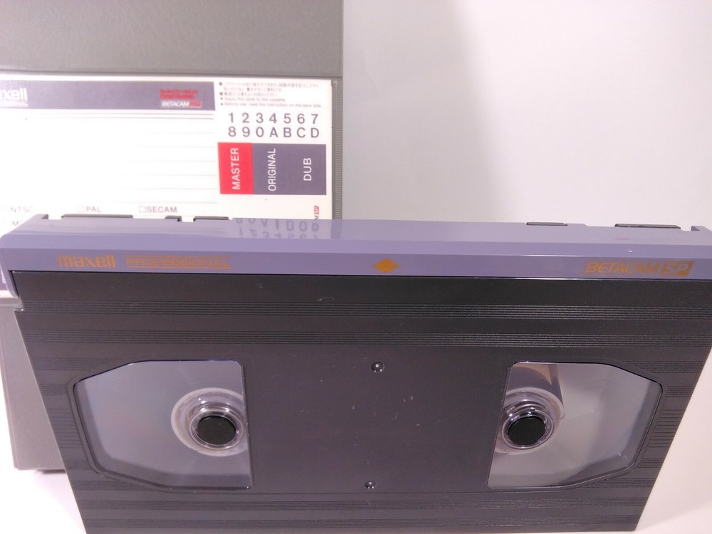 Digital Betacam Video Cassettes.