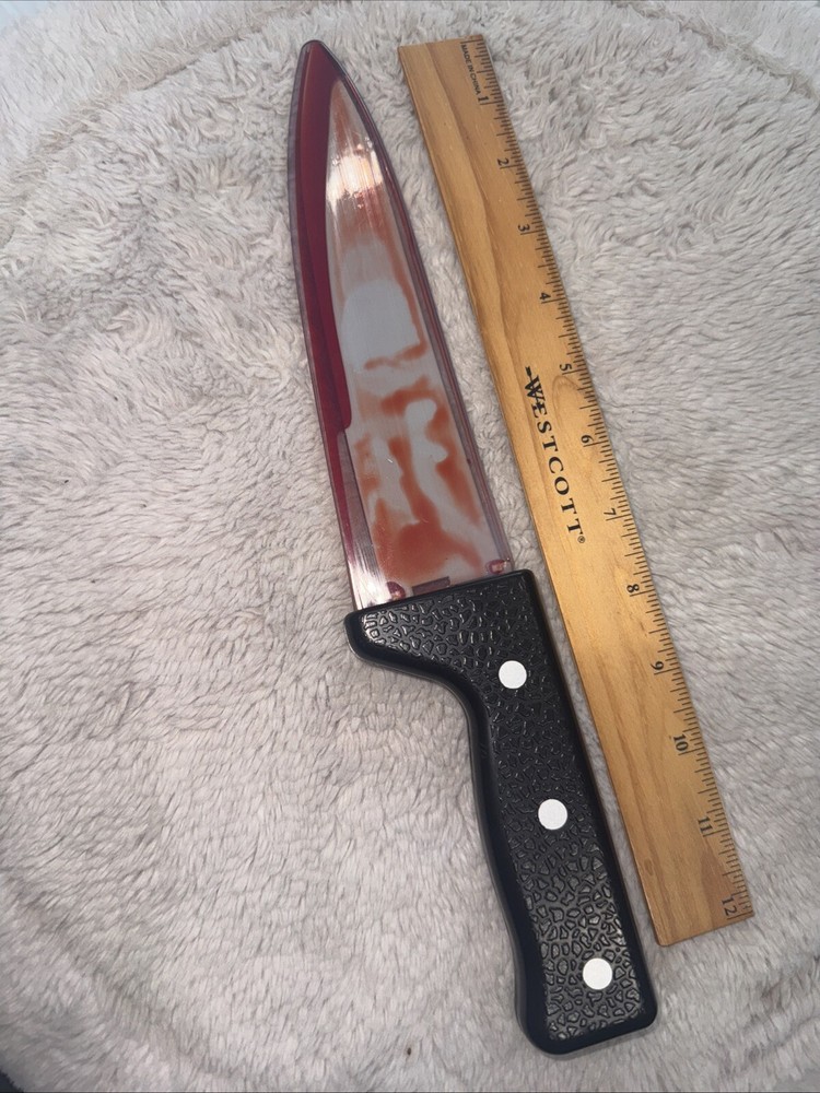Halloween Fake Bloody Liquid Knife