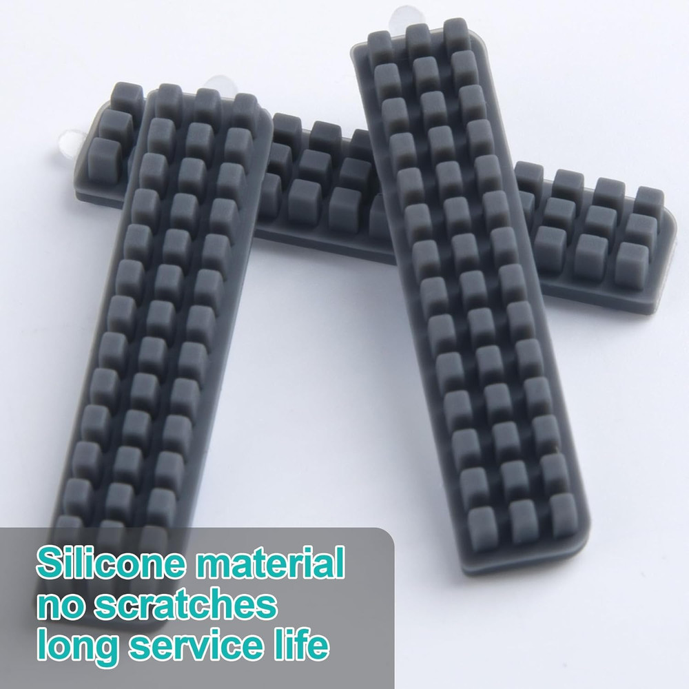 Silicone Nozzle Wiper Brush Set for Bambu Lab A1 3D Printer - Gray