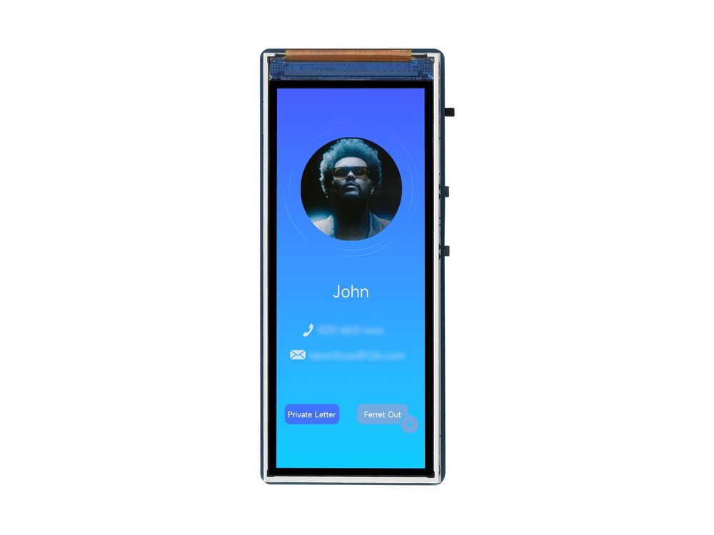 Waveshare ESP32-S3 3.16inch Display Development Board, 320×820 Pixels, 262K