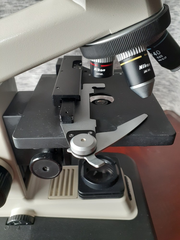 Nikon YS2-T Alphaphot Binocular Microscope w/ Eyepieces & 3 Objective Lenses