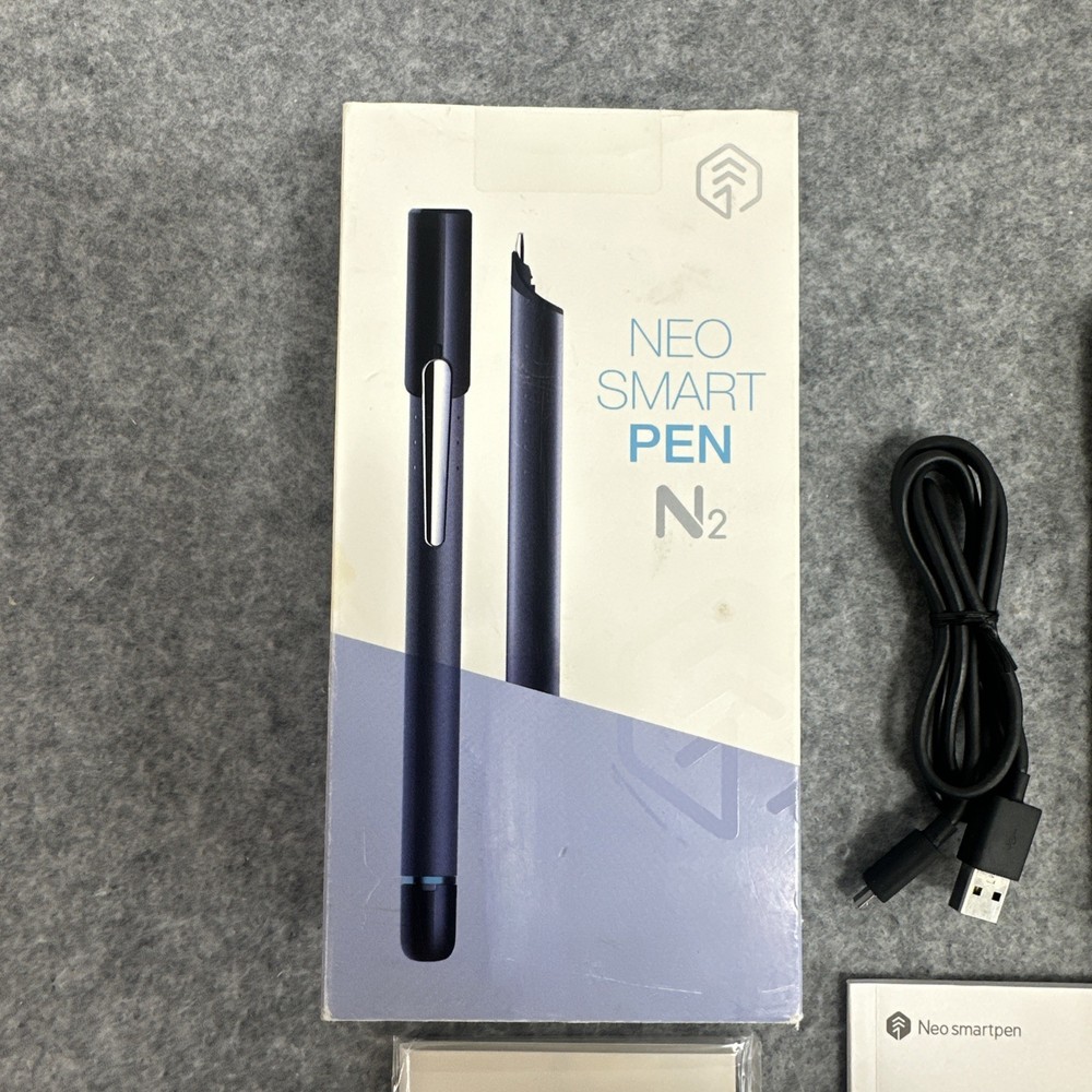 NEO SMARTPEN N2 Bluetooth Digital Pen Compatible with iOS Android - Titan Black