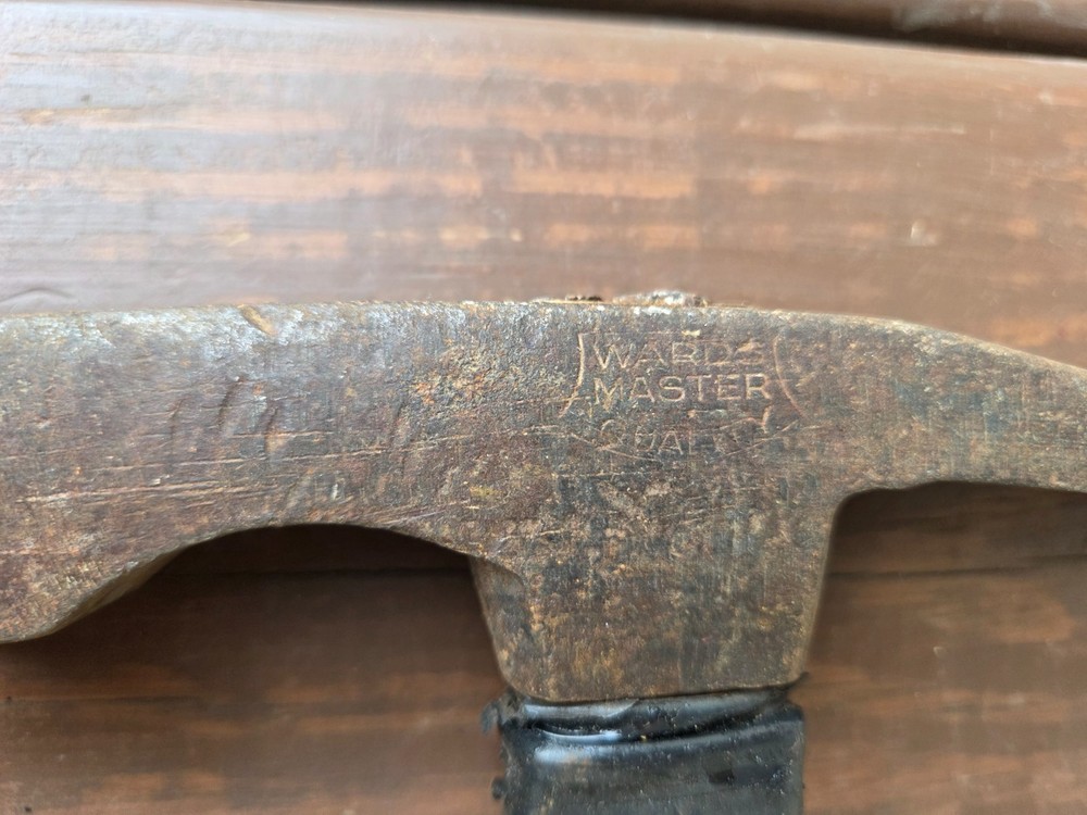 Vintage Wards Master Masonry Bricklayers Hammer, READ