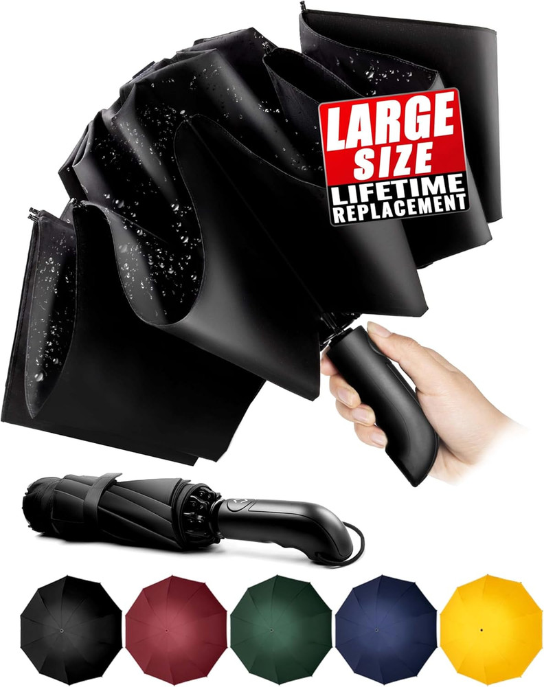 Conlun  Inverted Umbrella Compact Windproof- Automatic Reverse Umbrellas for Rai