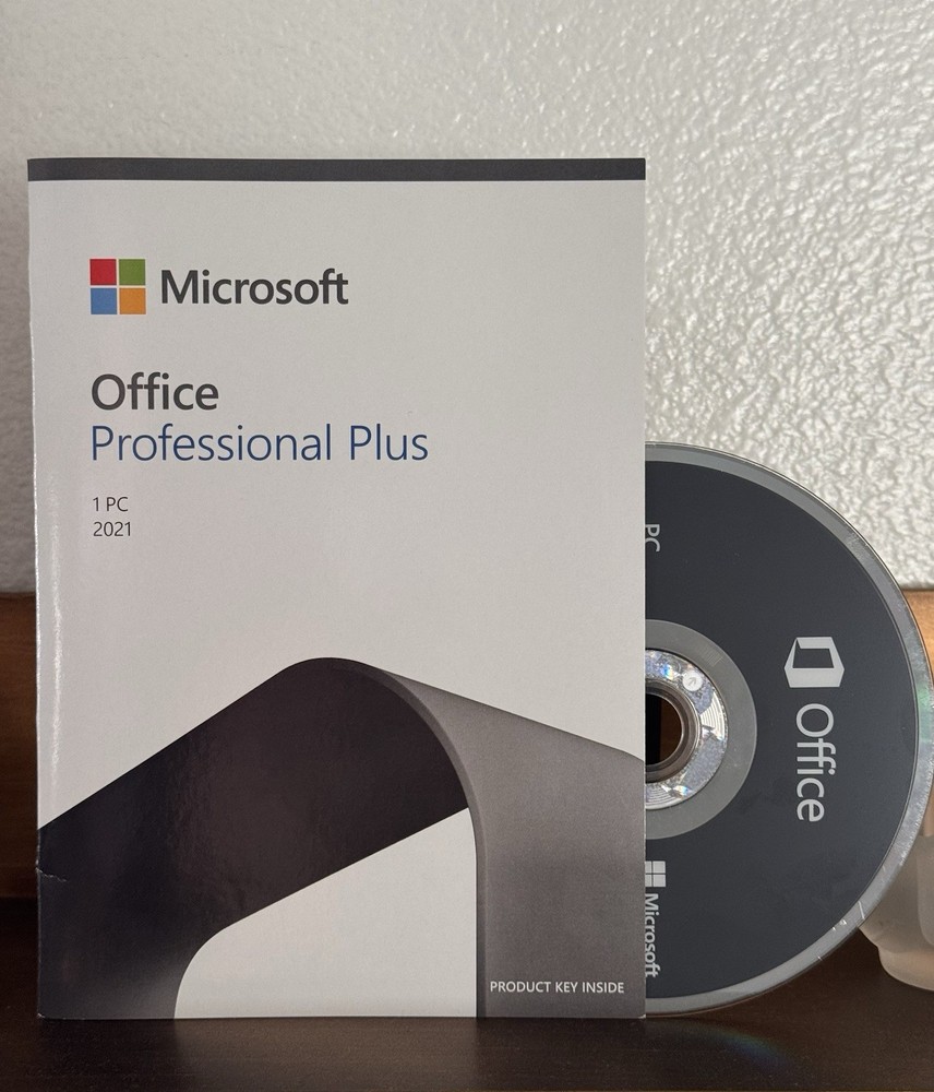 Microsoft Office Professional Plus 2021 Retail DVD Key Inside 1PC Win10