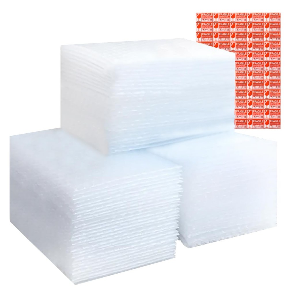 XYH 100 Pcs Bubble Pouches, 6''x8''or 8''x10'' Multiple combinations Bubble B...