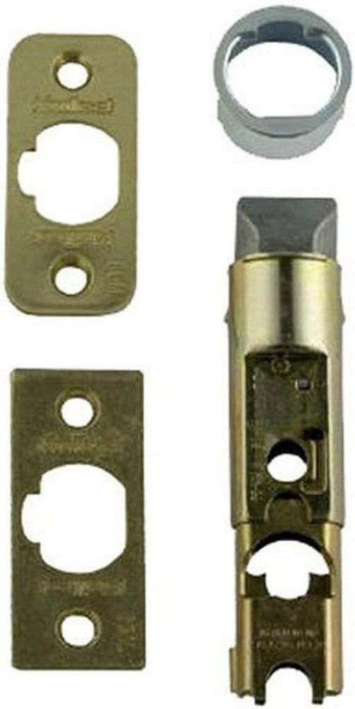 6-Way Adjustable Plain Latch Polished Brass
