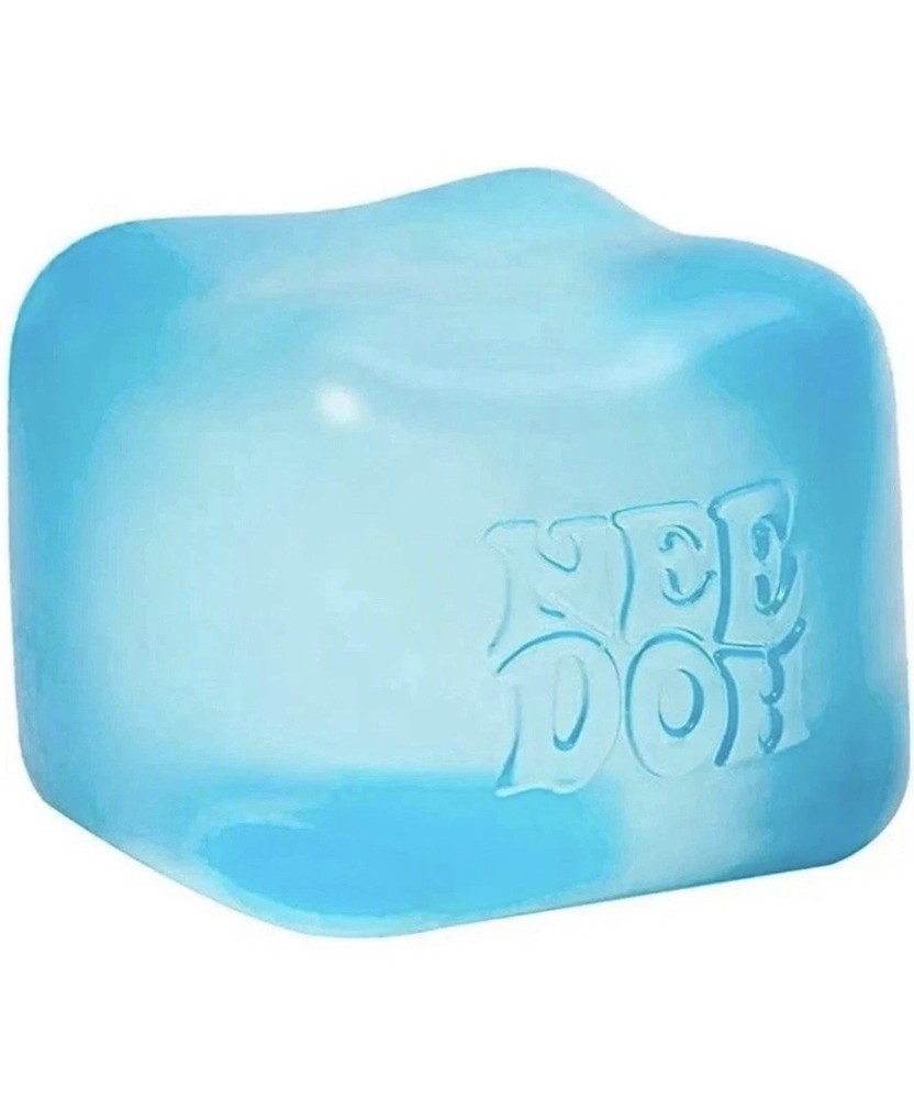Nee Doh Nice Cube Super Solid Squish!  Blue Brand New! USA