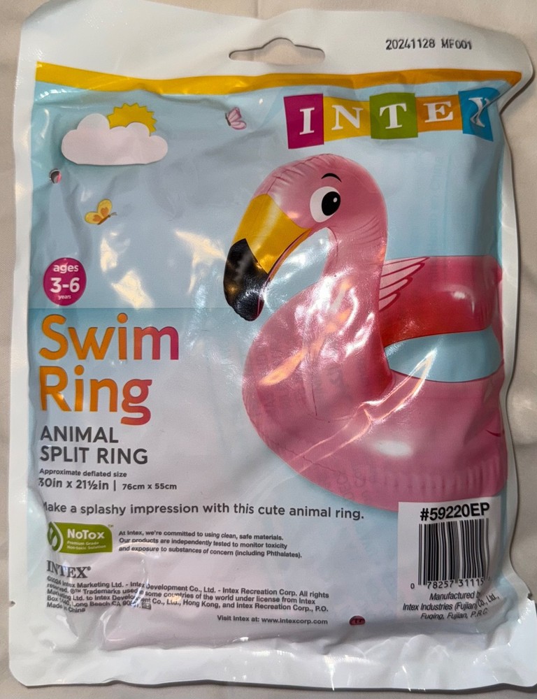 Intex Animal Split Ring: Flamingo