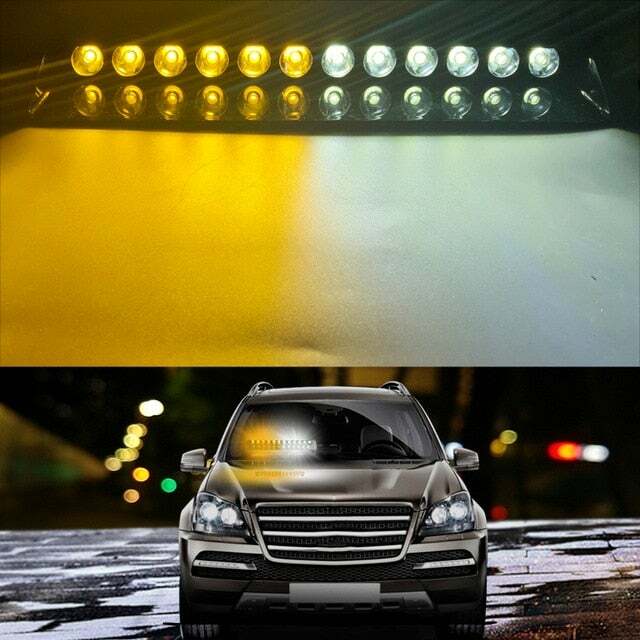 12 LED Strobe Light Emergency Suction Cup 14 Flash Modes