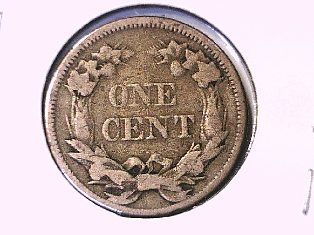 1858 Flying Eagle Cent Genuine Raw Ungraded 01011