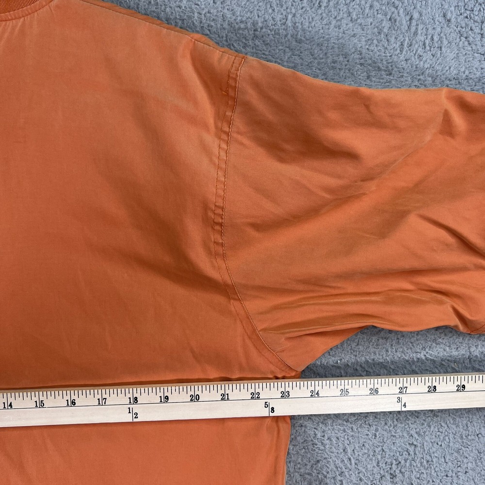 ING Financial Golf Pullover Mens Medium Orange Weatherproof Brand