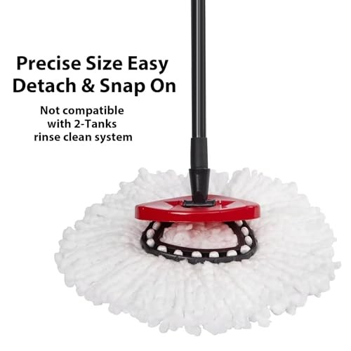4-Pack Mop Replacement Heads for Ocedar Mop Replace Head 4 Count (Pack of 1)