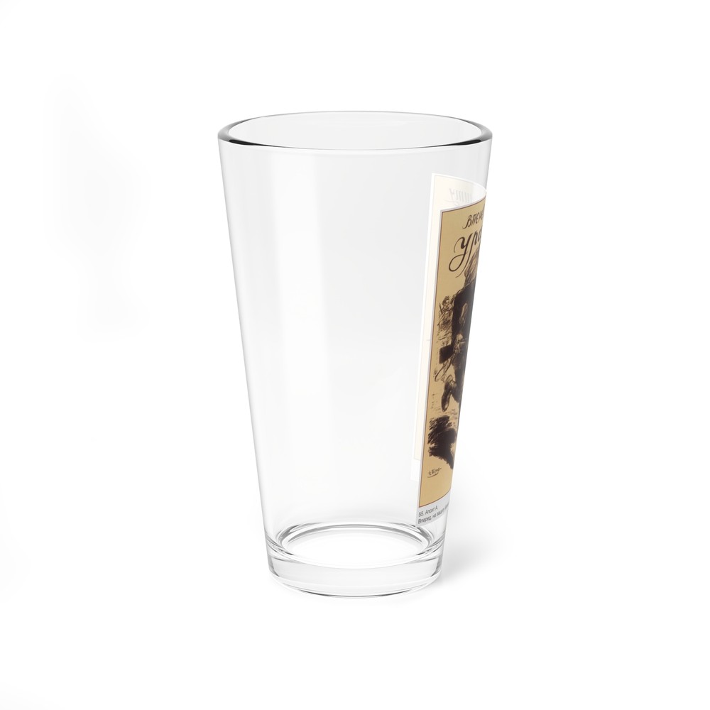 Soviet Era Poster 345 - Pint Glass 16oz