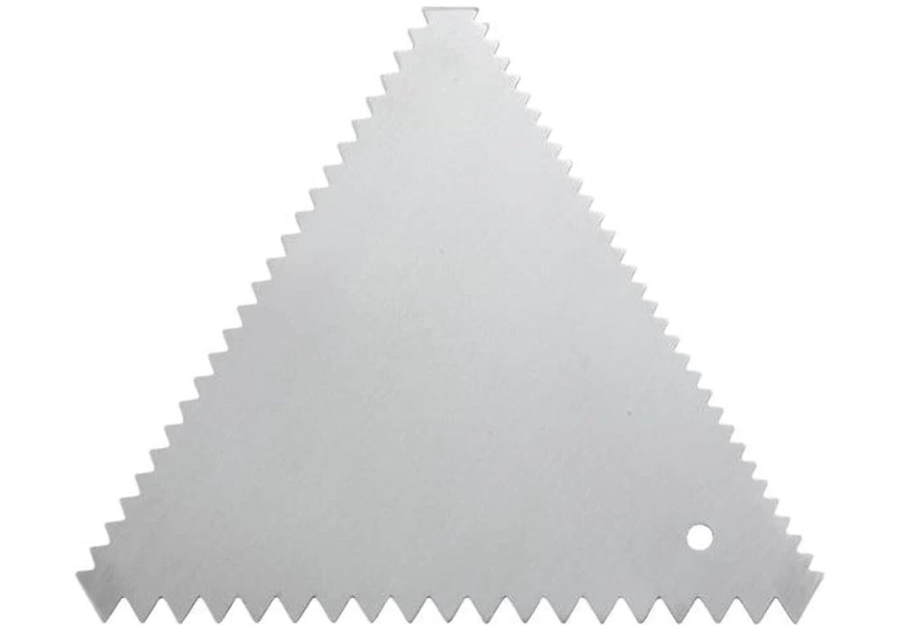 6piece Stainless Steel Triangle Decorating Combs Set