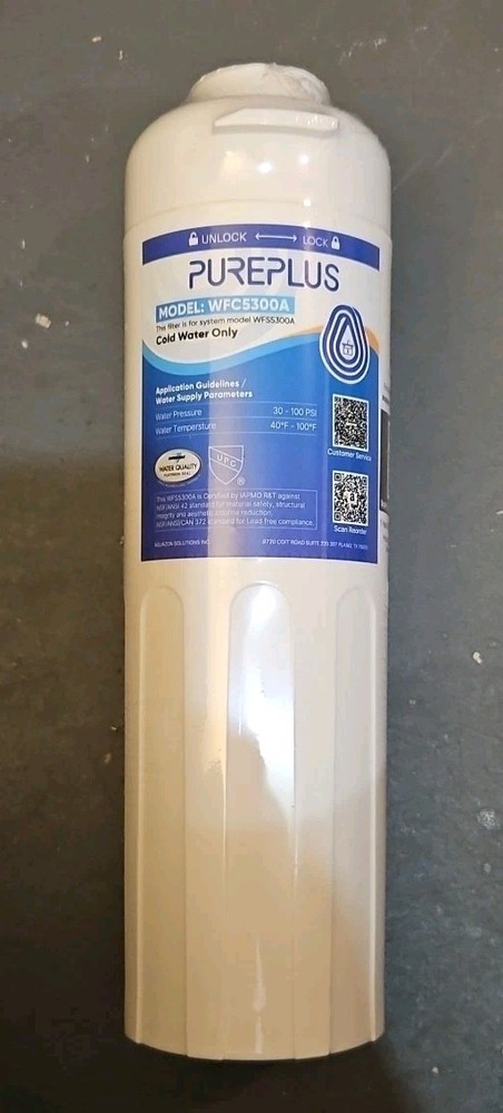 PurePlus WFC5300A Under Sink Water Filter System Filter Replacement