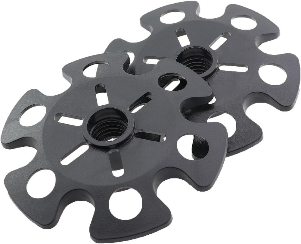 2Pcs Universal Rubber Snow Baskets for Trekking & Ski Poles