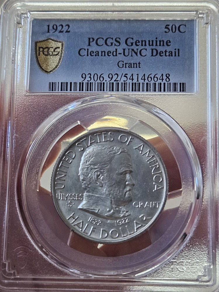 1922 grant commemorative half dollar silver