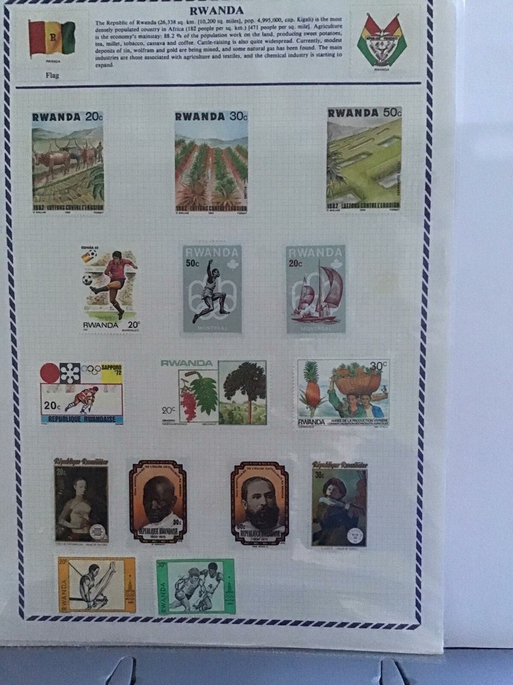 Rwanda  stamps pages R24316