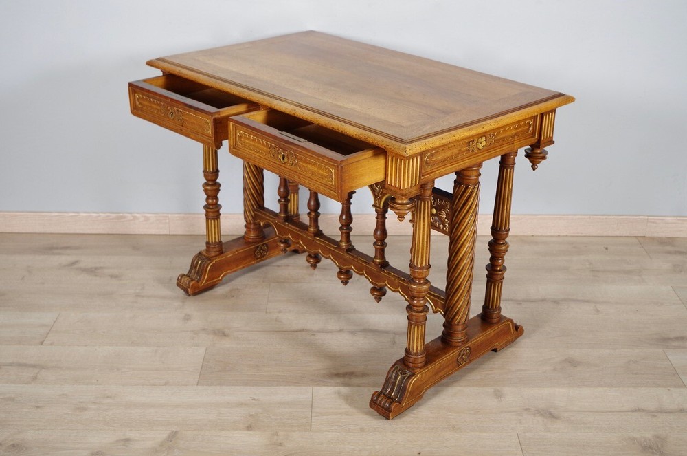 Dufin Signed Renaissance Style Desk