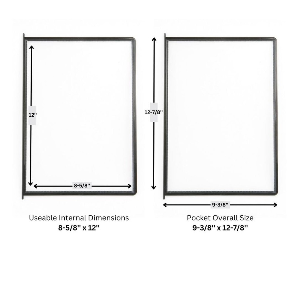 Tarifold Desktop Reference and Display System 10 Double-Sided Polypropylene P...