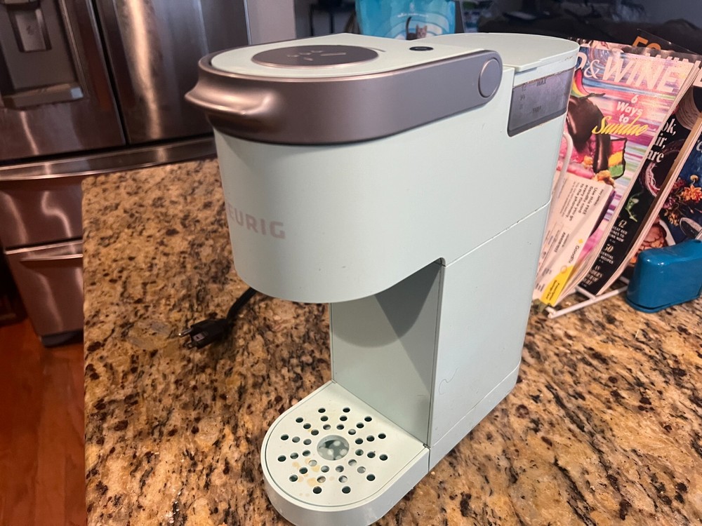 Light Blue Single Cup Keurig Machine