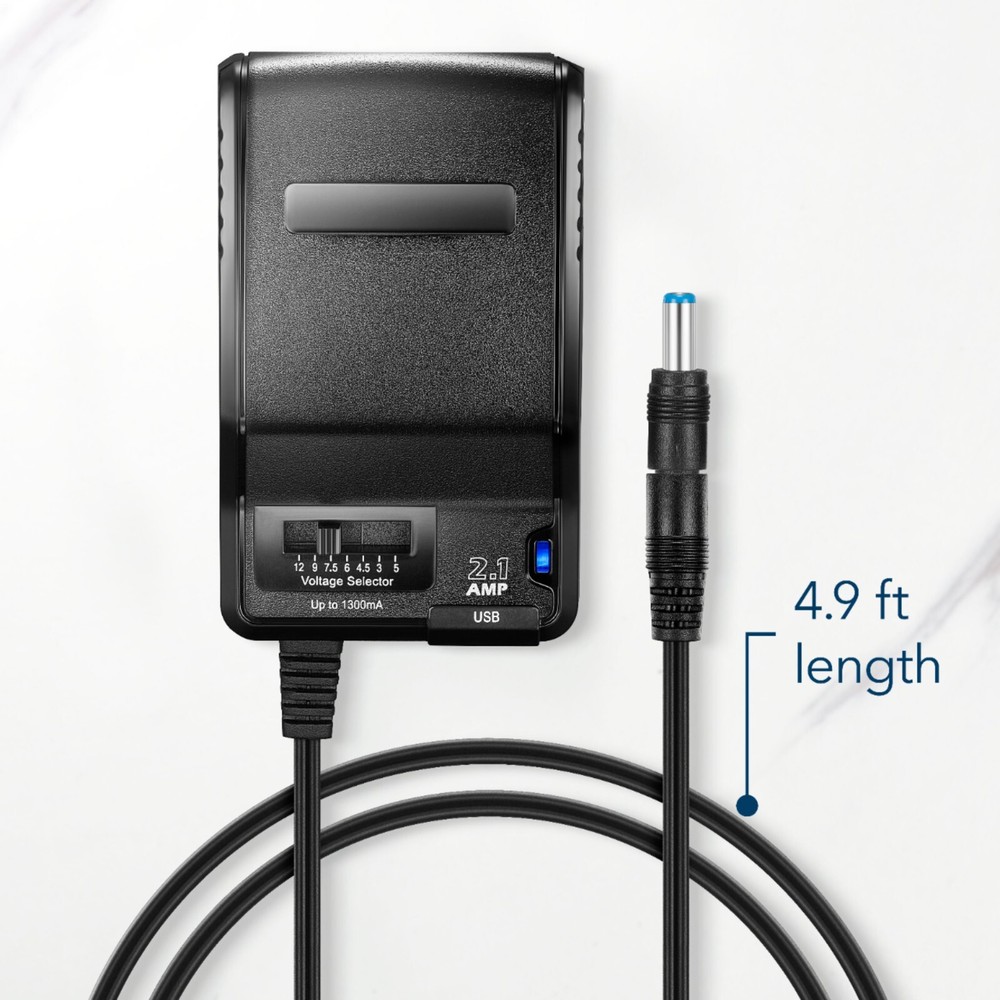 Insignia Multi-Voltage Universal power AC Adapter 7 Common Tips NS-AC1200