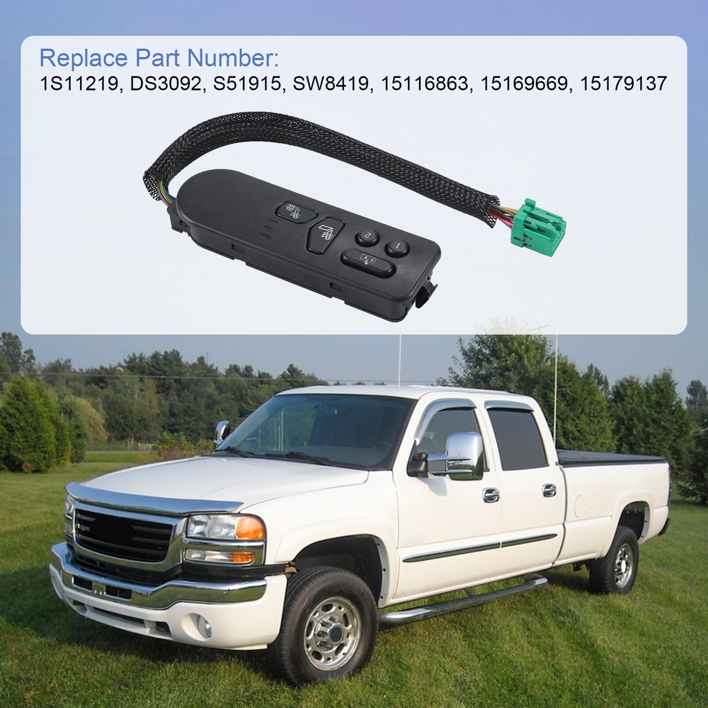 Front Left Seat Heater Switch For Chevy Silverado GMC Sierra 2003-2007