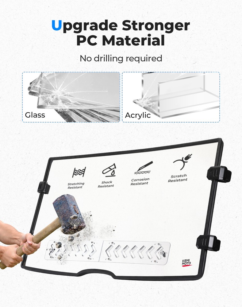 Vented Front Windshield w/ Sliding Window for TRACKER 800SX Arctic Cat 2020-2026