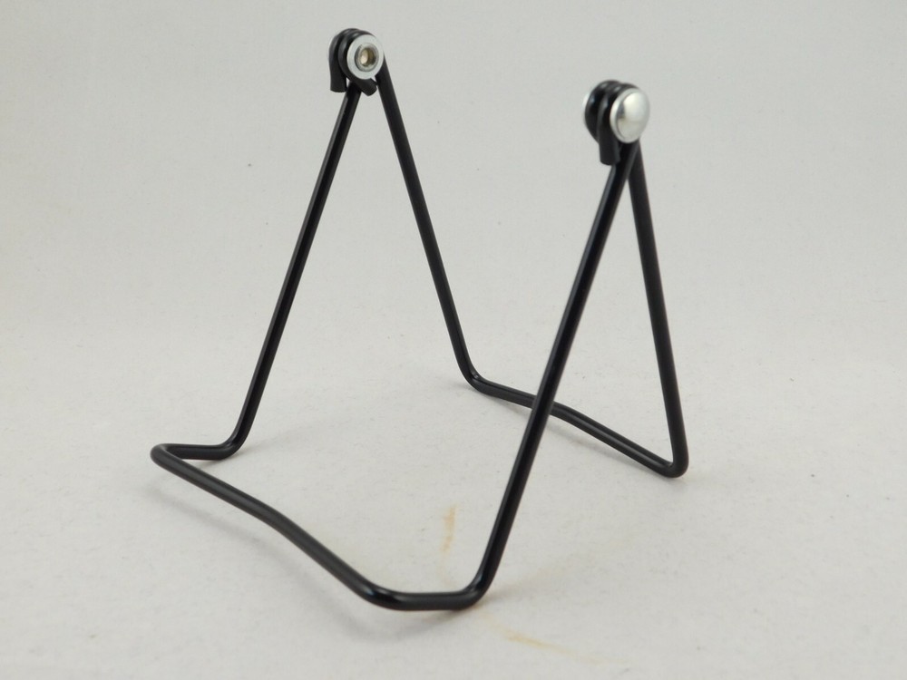Easel Display Stand Adjustable Black Color Medium Sized Vinyl Coated