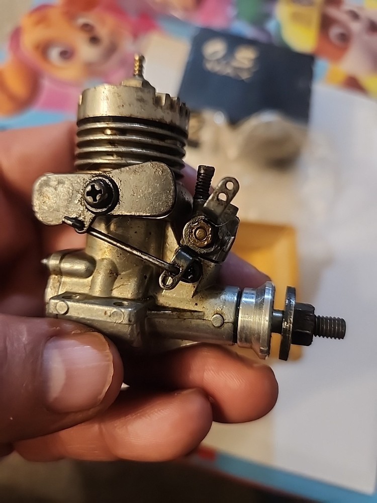 OS Max 10 R/C Model Airplane Glow Engine With Box And Paperwork