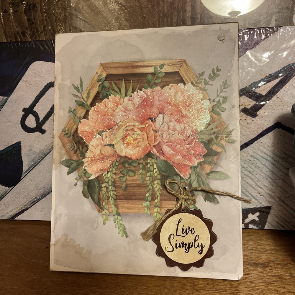 Flowers With Glitter Live Simply