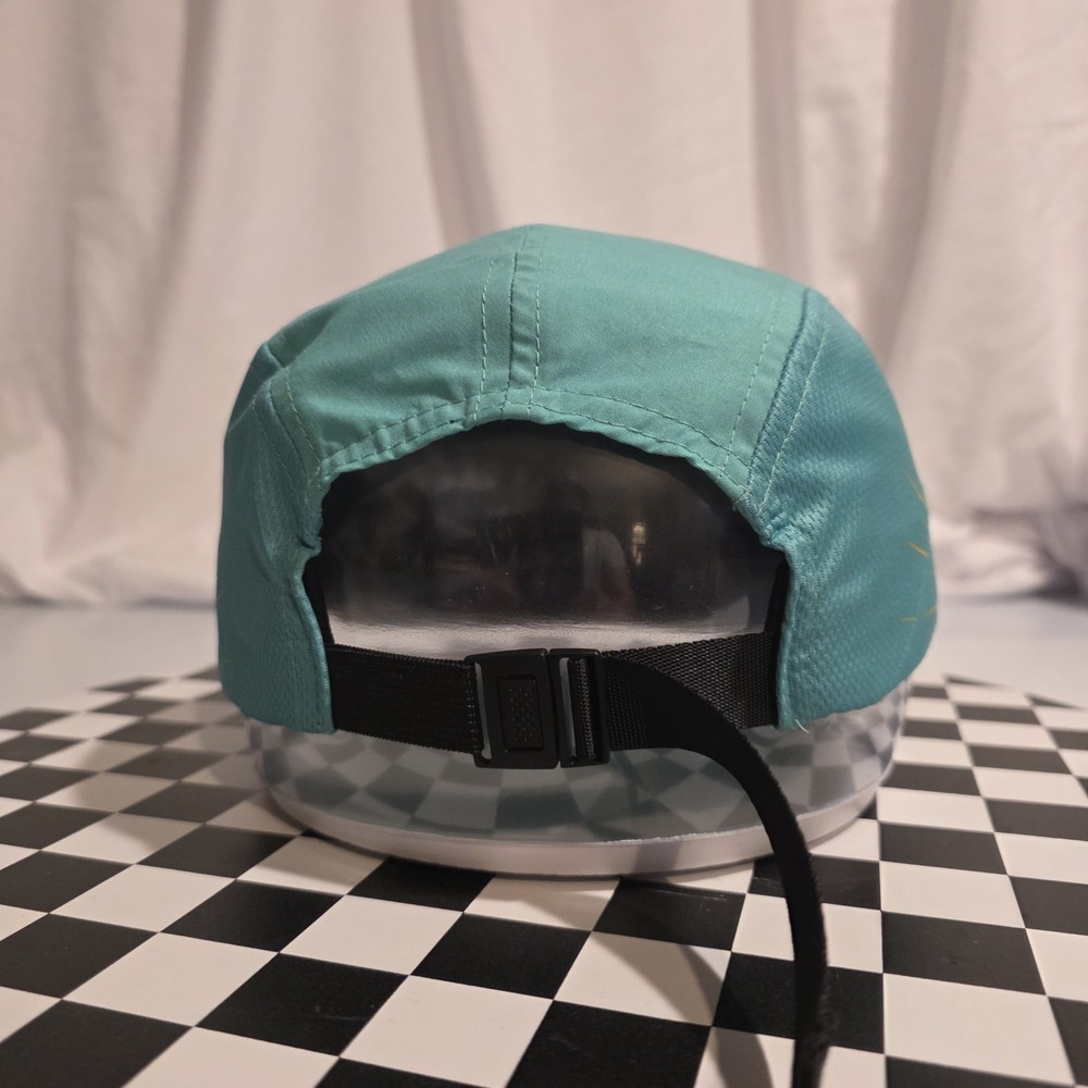 Nathan Quick Stash Run Hat Sailor Blue Brew 5 Panel Running Cap Pocket Ice Stash