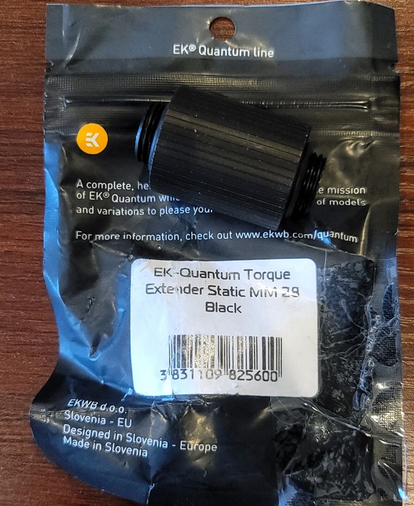 EKWB EK-Quantum Torque Extender Static, MM 28, Black