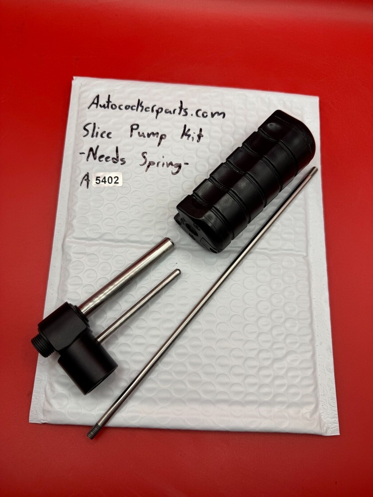 Autocockerparts.com Slice Pump Kit - Needs Spring Black & Silver