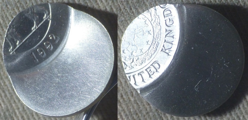 Errors:UK Pattern 1992 1/10 Ecu Off Center Baseball Cap Effect Gem BU IREC439