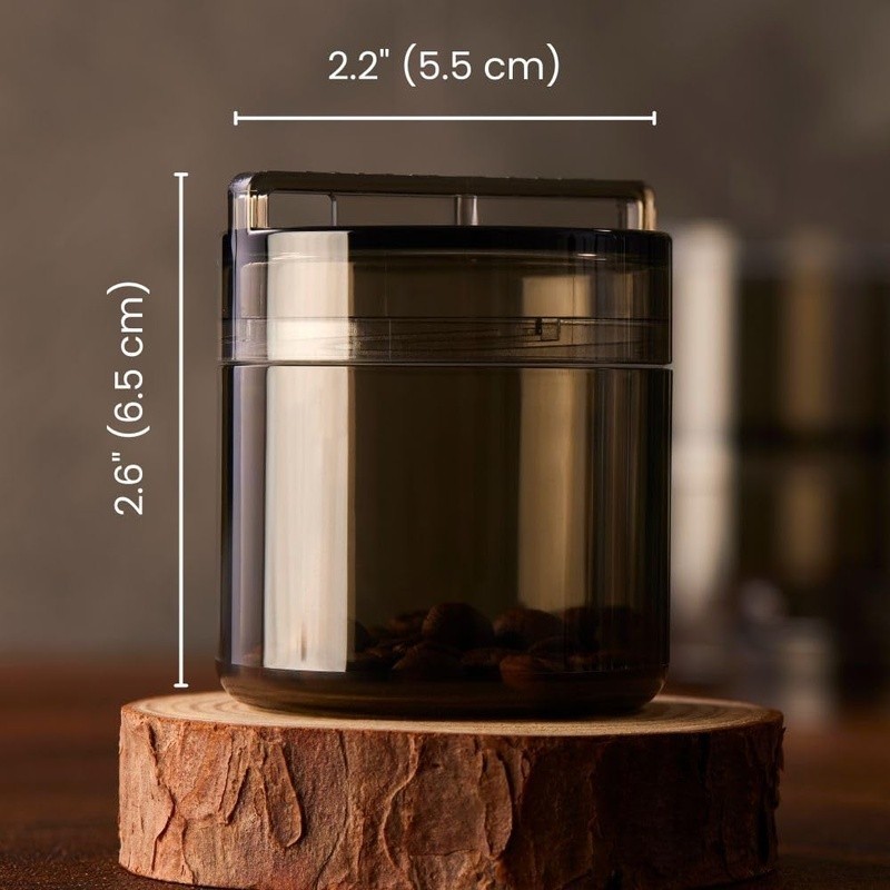 Airtight Coffee Container Travel Easy Refill Portion Control Storage Organizer