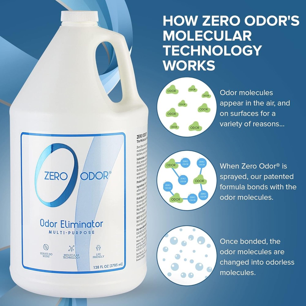 Zero Odor - Multi-Purpose Strong Eliminator for 128 Fl Oz (Pack of 1)