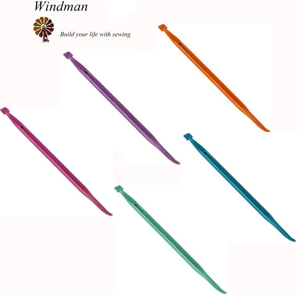 Multi Purpose Sewing Stiletto Tool Fabric Presser Quilting 5pcs