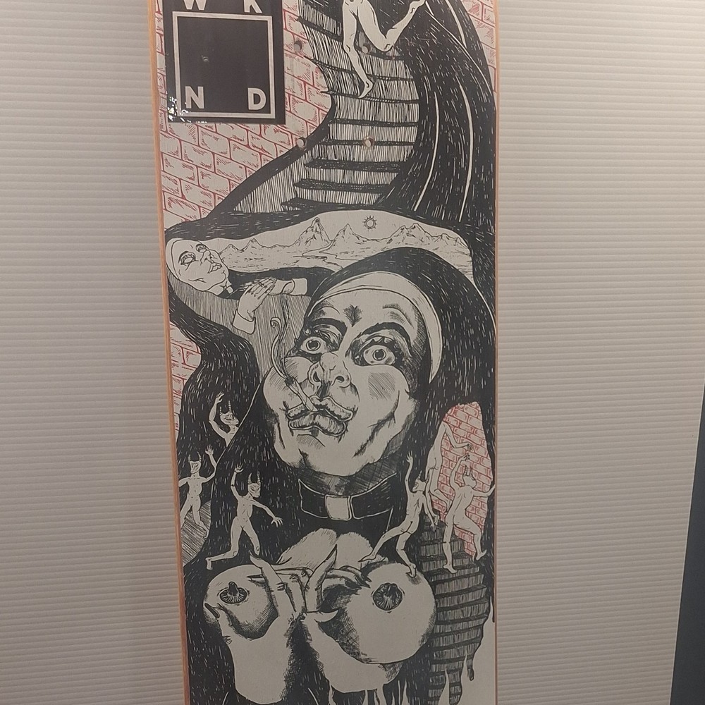 WKND Karsten Kleppan Signed Art Theme Skateboard Deck Featuring Karsten Kleppan