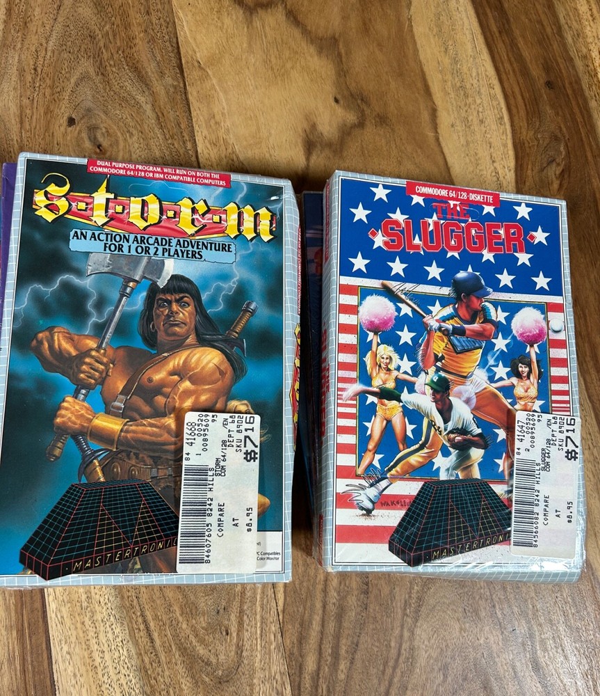 Vtg. Deadstock Commodore Diskette 64/128 Storm Action Arcade Computer Software