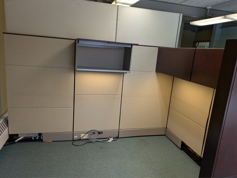 Herman Miller Ethospace office panels -- three cubicles