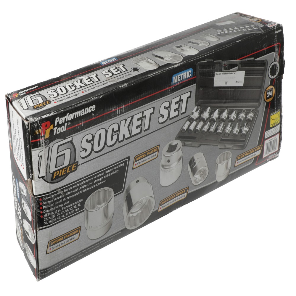 16 Piece Socket Set