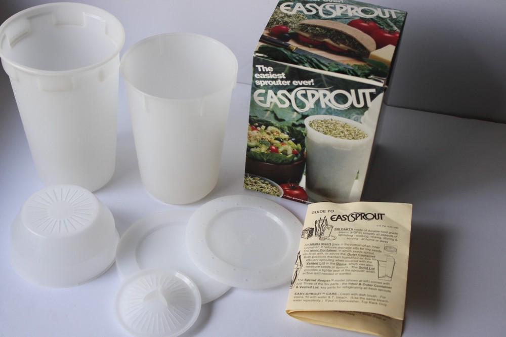 Sproutamo EASYSPROUT SPROUTER Plastic Cup Sprouting System Complete Original Bx